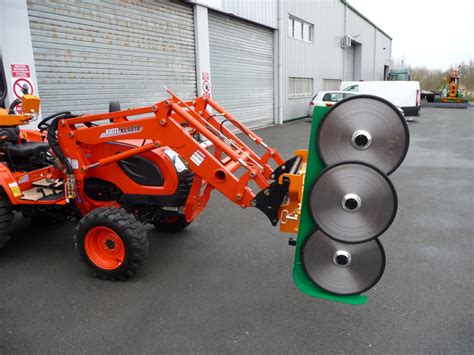 hedge cutter and vacuum for mini digger|compact tractor with hedge trimmer.